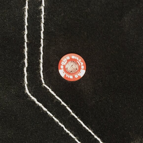 Billabong Men’s Black Boardshorts with Side Stripes of Red, White & Gray Size 38 - Picture 13 of 16